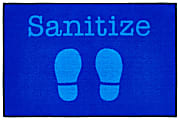 Carpets for Kids® KID$Value Rugs™ Blue Shoes Sanitize Activity Rug, 3' x 4 1/2' , Blue 1 thumbnail image