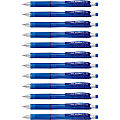Pentel® EnerGizeX Mechanical Pencil, #2 Lead, Fine Point, 0.5 mm, Transparent Blue Barrel