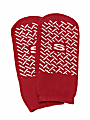 Medline Single-Tread Terry Cloth Slippers, Small, Red, Pack Of 48 Pairs 1 thumbnail image