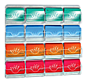 Azar Displays 16-Pocket Wall-Mount Business Card Holders, 11-7/8"H x 15-5/8"W x 1"D, Clear, Pack Of 2 Holders 1 thumbnail image