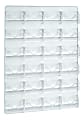 Azar Displays 24-Pocket Wall-Mount Business Card Holders, 18"H x 15-5/8"W x 1"D, Clear, Pack Of 2 Holders 1 thumbnail image