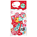 Amscan Valentines Day Treat Bags With Header Cards, Medium, Multicolor, 20 Bags Per Pack, Set Of 3 Packs