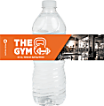 Custom Printed Full-Color Water Bottle Labels, 2" x 8" Rectangle, Box Of 125 Labels