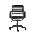 Eurostyle Flat Bungie Mid-Back Commercial Office Chair, Black