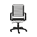 Eurostyle Round Bungie High-Back Commercial Office Chair, Black/Silver 1 thumbnail image