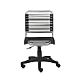 Eurostyle Round Bungie Low-Back Commercial Office Chair, Black/Silver 1 thumbnail image