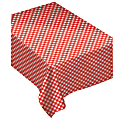 Amscan Flannel-Backed Table Cover, 52" x 90", Summer Picnic Gingham 1 thumbnail image