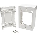 Tripp Lite by Eaton Single Gang Surface Mount Junction Box Wallplate ...