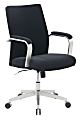 Serta® SitTrue™ Devara Faux Leather Mid-Back Manager Chair, Black 1 thumbnail image