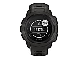 Garmin Instinct Smart Watch - Wrist - Touchscreen - Bluetooth - GPS - 336 Hour - Circular - Graphite - Polymer - Silicone Band 1 thumbnail image
