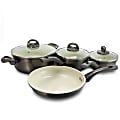 Sunbeam Heston 7-Piece Aluminum Cookware Set, Metallic Champagne 1 thumbnail image