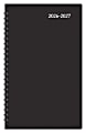 2026-2027 Office Depot® Brand 14-Month Daily Academic Planner, 5" x 8", 30% Recycled, Black, July 2026 To August 2027 1 thumbnail image