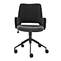 Eurostyle Desi Tilt Fabric Mid-Back Commercial Office Chair, Black