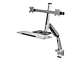SIIG Standing Desk Converter With Adjustable Keyboard & Counterbalance Monitor Arm - Mounting kit -  - CEMT2G12S1 1 thumbnail image