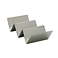 Winco Stainless Steel Taco Holder, 1-15/16"H x 3-15/16"W x 8-1/16"D, Silver 1 thumbnail image