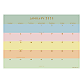 2025 TF Publishing Monthly Desk Calendar, 17” x 12”, Super Stripe, January 2025 To December 2025