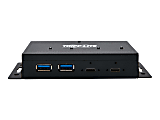 Tripp Lite 4-Port Industrial-Grade USB 3.1 Gen 2 Hub - 10 Gbps, 2 USB-C & 2 USB-A, 15 kV ESD Immunity, Iron Housing - Hub - 4 x USB 3.1 Gen 2 - desktop - TAA Compliant