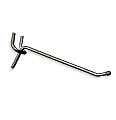 Azar Displays Galvanized Metal Hooks For Pegboard And Slatwall Systems, 4", Pack Of 50 Hooks 1 thumbnail image