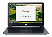 Acer® Chromebook 15 Refurbished Laptop, 15.6" Screen, Intel® Celeron®, 2GB Memory, 16GB Flash Storage, Google™ Chrome OS