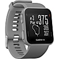 Garmin Approach S10 Golf Watch - Odometer - Calendar, Scorecard, Timer, Clock Display - Distance Traveled - 64 MB - GPS - 2352 Hour - Powder Gray - Silicone Band Material - Golf - Water Resistant 1 thumbnail image
