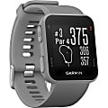 Garmin Approach S10 Golf Watch - Odometer - Calendar, Scorecard, Timer, Clock Display - Distance Traveled - 64 MB - GPS - 2352 Hour - Powder Gray - Silicone Band Material - Golf - Water Resistant