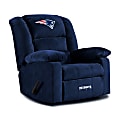 Imperial NFL Playoff Microfiber Recliner Accent Chair, New England Patriots, Navy