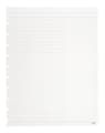 TUL® Discbound Notebook Refill Pages, Letter Size, Margin Ruled, 100 Pages (50 Sheets), White 1 thumbnail image