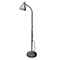 Hausmann 52" Height-Adjustable Gooseneck Floor Lamp, Chrome 1 thumbnail image