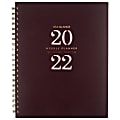 AT-A-GLANCE® 13-Month Signature Collection Weekly/Monthly Planner, 8-1/2" x 11", Red, January 2022 To January 2023, YP905L50