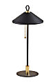 Adesso Kaden Table Lamp, 19-3/4”H, Black
