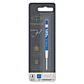 Parker® Gel Pen Refill, Fine Point, 0.5 mm, Blue
