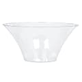 Amscan Flared Plastic Bowls, 4-1/2" x 9", Clear, Set Of 6 Bowls 1 thumbnail image