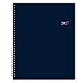 2027 Blue Sky Passages Solid Navy Weekly/Monthly Planning Calendar, 8.5x11, 0%, PP, Jan–Dec, RY27 1 thumbnail image