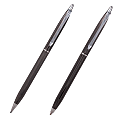 Yafa® Largo Ballpoint Pen And Pencil Set, Gunmetal