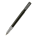 Aldo Domani Grand Libra Rollerball Pen, Medium Point, 0.8 mm, Black Barrel, Black Ink