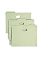 Smead® FasTab® 5 1/4" Hanging Pockets, Letter Size, Moss, Pack Of 9 1 thumbnail image