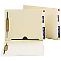 Smead® End-Tab Fastener Folders With Full Pockets, Letter Size, Manila, Pack Of 50 1 thumbnail image