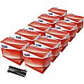 Genuine Joe Plastic Stirrers - 5.5" Length - Plastic, Polypropylene - Black - 1000 Box - 10 / Carton 1 thumbnail image