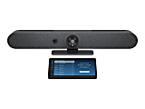 Logitech For Zoom Rooms Appliances Small Room - Video conferencing kit (video bar, touch controller) - Zoom Certified, Certified for Microsoft Teams, GoToRoom Certified, RingCentral Certified, Pexip Certified