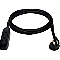 QVS 3-Outlet 3-Prong 15ft Flat Right-Angle Power Extension Cord -  - PC3RX15 1 thumbnail image