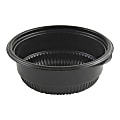 Anchor Packaging MicroRaves® Incredi-Bowl® Bases, 0.25 Qt, Black, Pack Of 500 Bowls