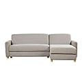 Serta Corey Convertible Sectional Sofa, 32-1/3”H x 100”W x 56-1/3”D, Stone 1 thumbnail image