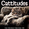 2026 Willow Creek Press Art & Design Monthly Wall Calendar, 12" x 12", Cattitudes, January To December, 56738 1 thumbnail image