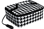 HOTLOGIC Portable Personal 12V Mini Oven, Houndstooth