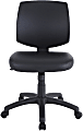 Lorell® PVC Task Chair, Black
