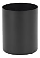 Realspace™ Metal Pencil Cup With Antimicrobial Treatment, 4" x 3-3/16" x 3-3/16", Black