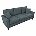 Bush® Furniture Hudson 85"W Sofa, Turkish Blue Herringbone, Standard Delivery 1 thumbnail image