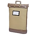 MMF Canvas Security Mail Bags - 18" Width x 24" Length - 5.25" Gusset - Brown - Cordura Plus, Canvas, Plastic, Vinyl - 1Each - Mailing 1 thumbnail image