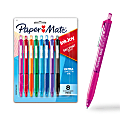 Paper Mate® InkJoy™ 300 RT Retractable Pens, Medium Point, 1.0 mm, Clear Barrels, Assorted Ink Colors, Pack Of 8 1 thumbnail image