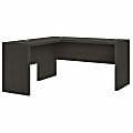 Office by Kathy Ireland® Echo 60"W L-Shaped Desk, Charcoal Maple, Standard Delivery